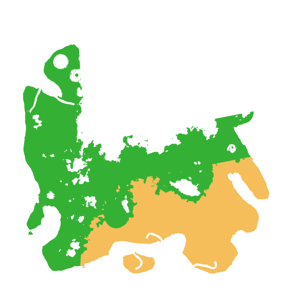 Biome Rust Map: Procedural Map, Size: 3500, Seed: 21683020