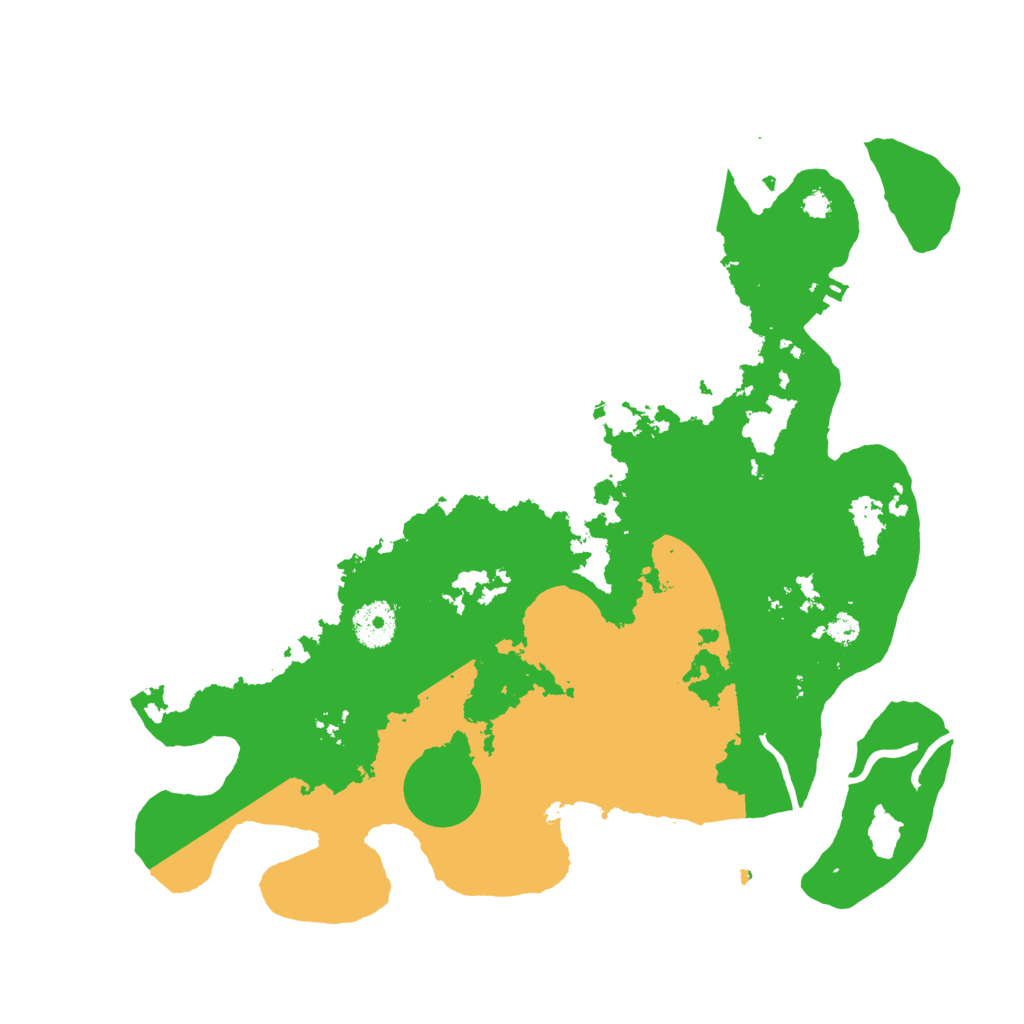 Biome Rust Map: Procedural Map, Size: 3500, Seed: 59860690
