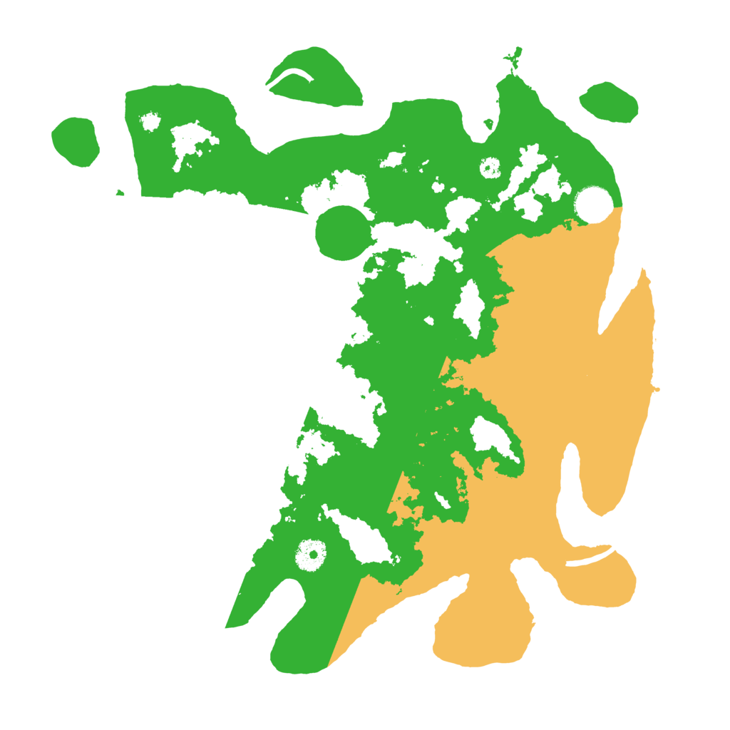 Biome Rust Map: Procedural Map, Size: 3500, Seed: 52604958