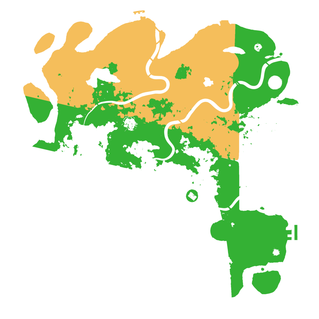 Biome Rust Map: Procedural Map, Size: 4252, Seed: 1120833267