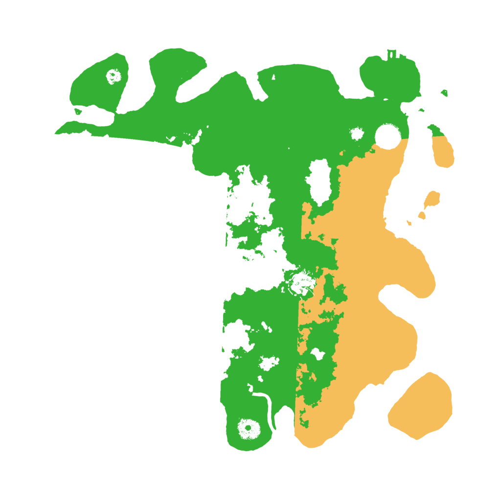 Biome Rust Map: Procedural Map, Size: 3500, Seed: 378338