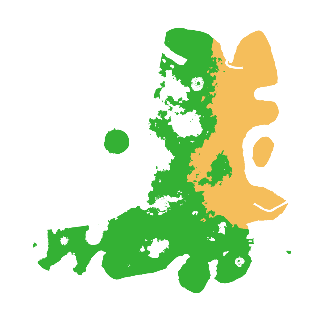 Biome Rust Map: Procedural Map, Size: 3500, Seed: 54339453