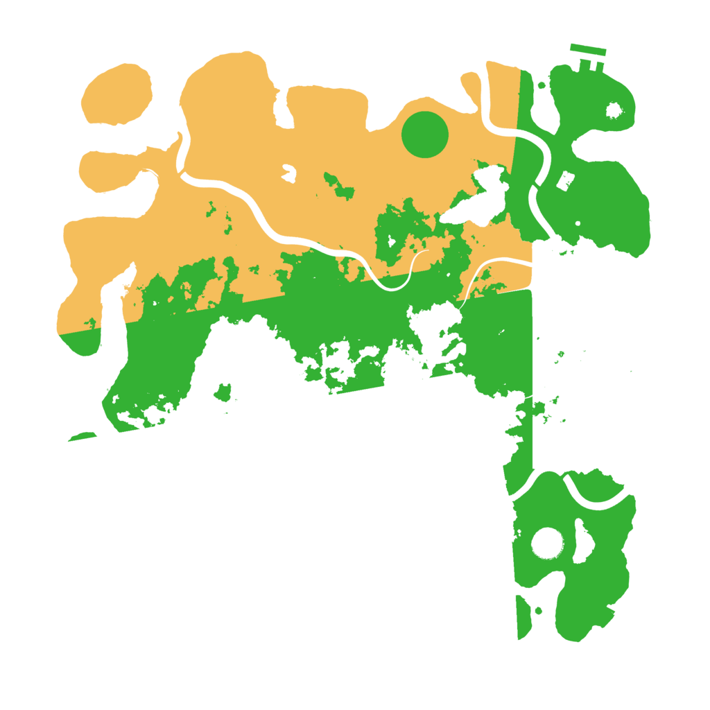 Biome Rust Map: Procedural Map, Size: 4000, Seed: 34974
