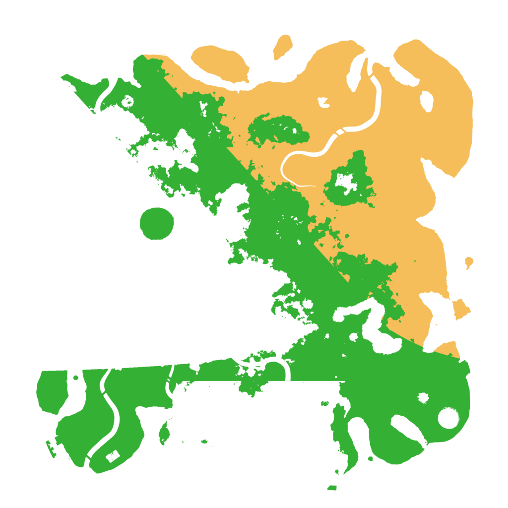 Biome Rust Map: Procedural Map, Size: 4250, Seed: 856397411