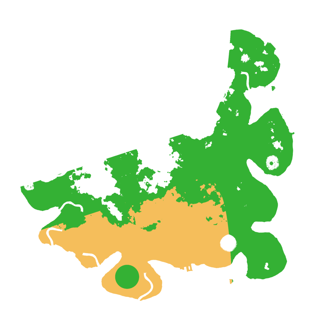 Biome Rust Map: Procedural Map, Size: 3500, Seed: 35725650