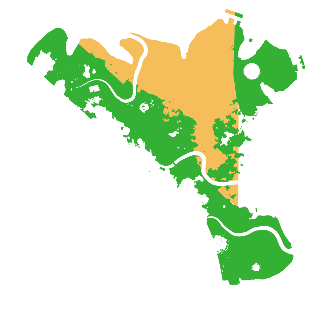 Biome Rust Map: Procedural Map, Size: 3500, Seed: 81894678