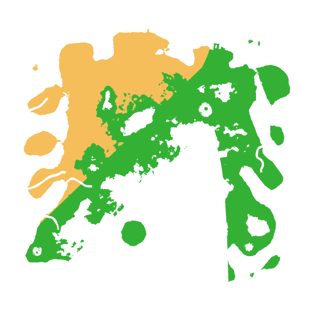 Biome Rust Map: Procedural Map, Size: 3500, Seed: 15478631
