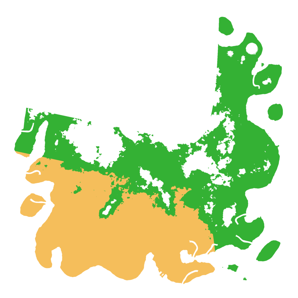 Biome Rust Map: Procedural Map, Size: 4500, Seed: 67041228
