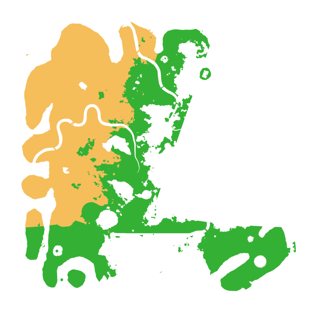 Biome Rust Map: Procedural Map, Size: 4500, Seed: 2105240182