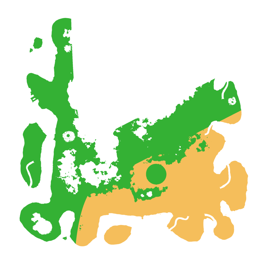 Biome Rust Map: Procedural Map, Size: 3500, Seed: 12312354