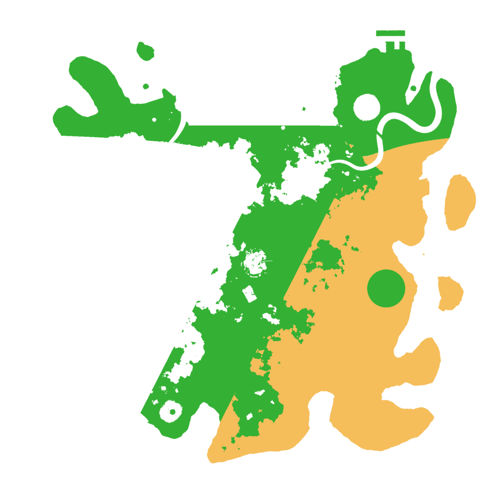 Biome Rust Map: Procedural Map, Size: 3500, Seed: 55311811
