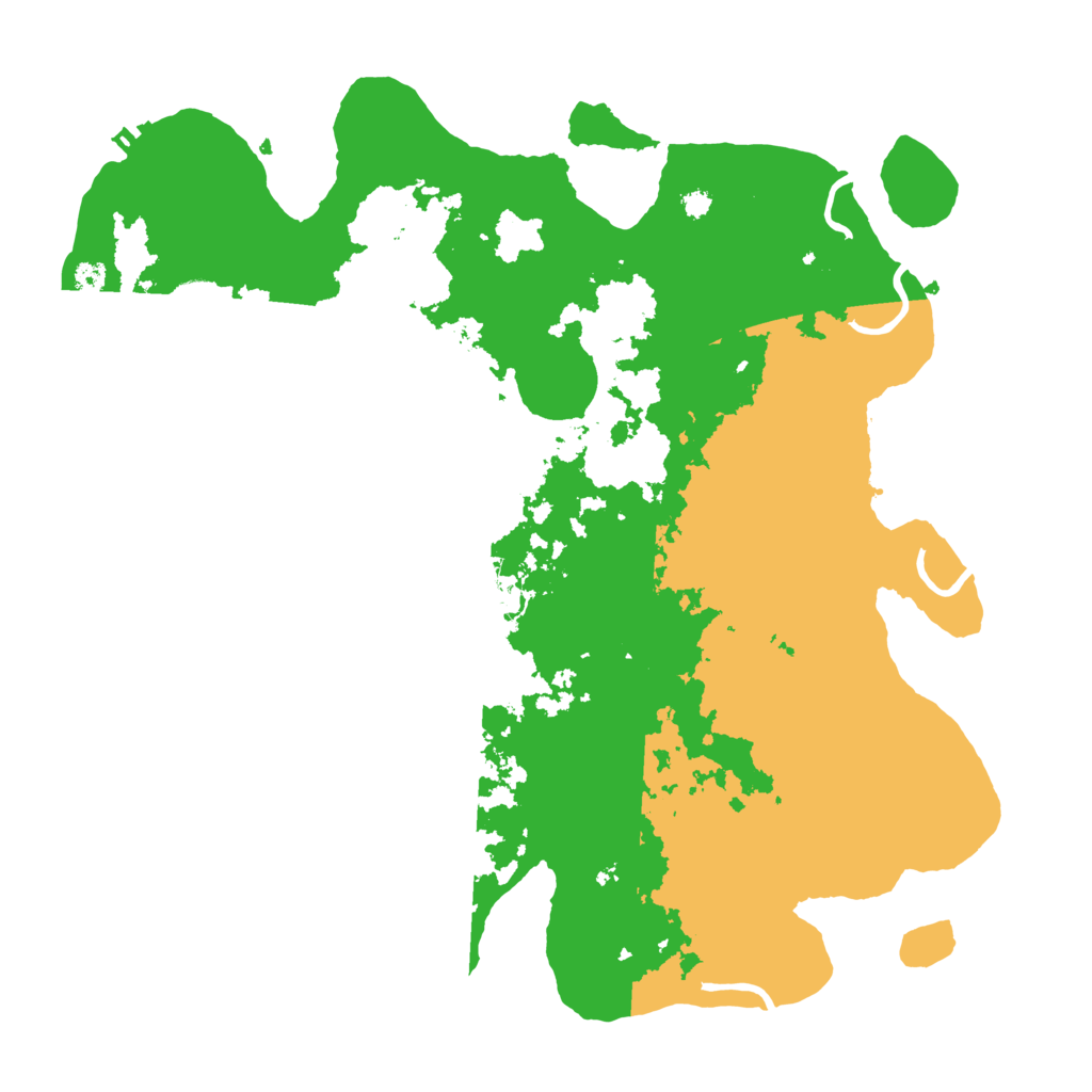 Biome Rust Map: Procedural Map, Size: 3600, Seed: 41171