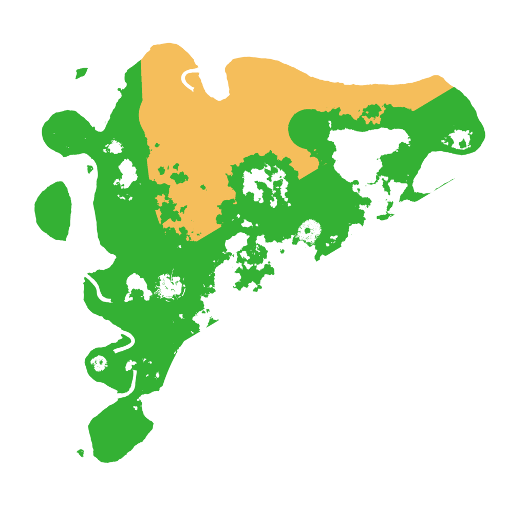 Biome Rust Map: Procedural Map, Size: 3500, Seed: 2056445