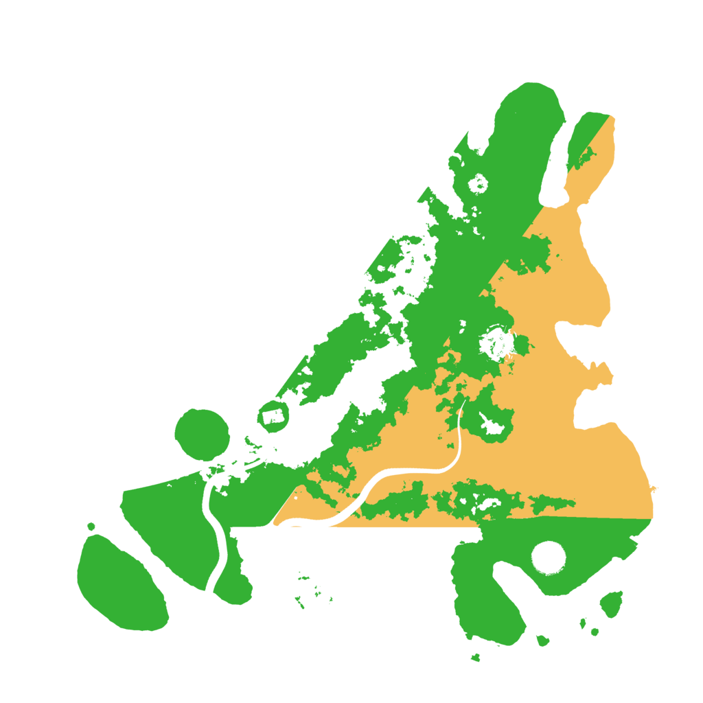 Biome Rust Map: Procedural Map, Size: 3700, Seed: 2050273102