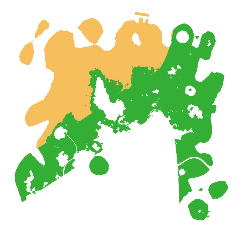 Biome Rust Map: Procedural Map, Size: 3500, Seed: 78700080