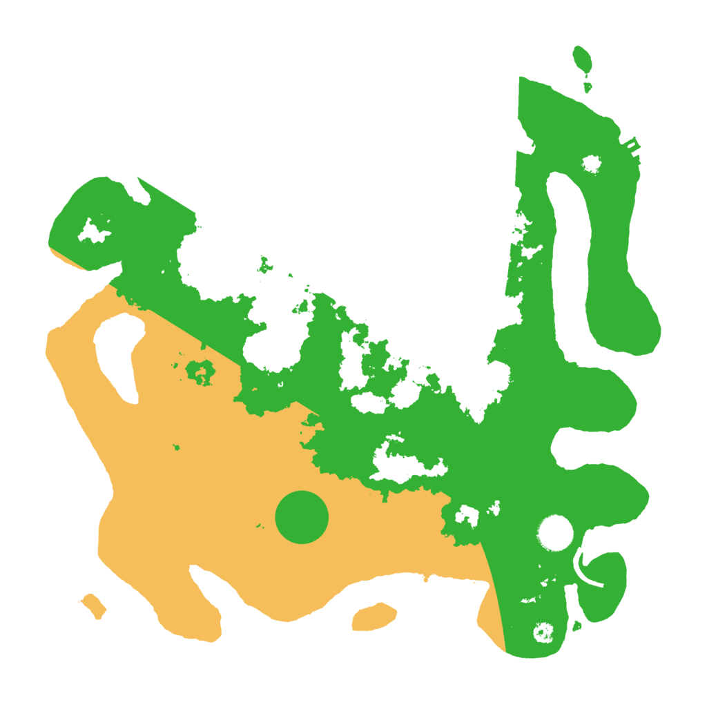 Biome Rust Map: Procedural Map, Size: 3500, Seed: 8165833