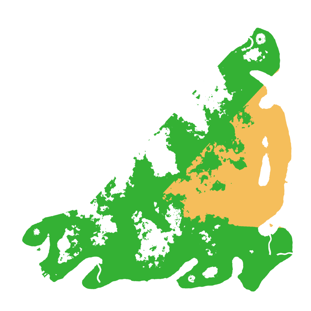 Biome Rust Map: Procedural Map, Size: 4500, Seed: 468251229