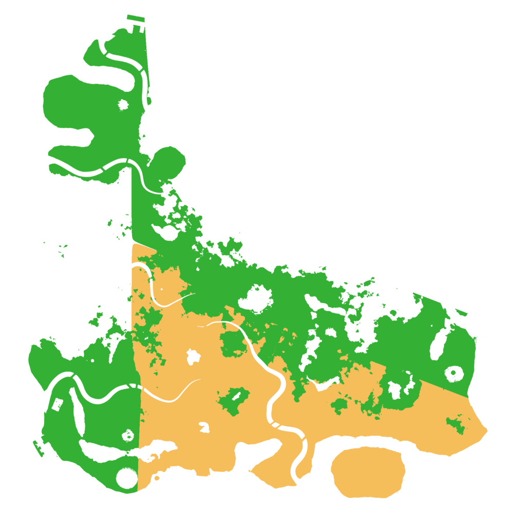 Biome Rust Map: Procedural Map, Size: 4500, Seed: 446811137