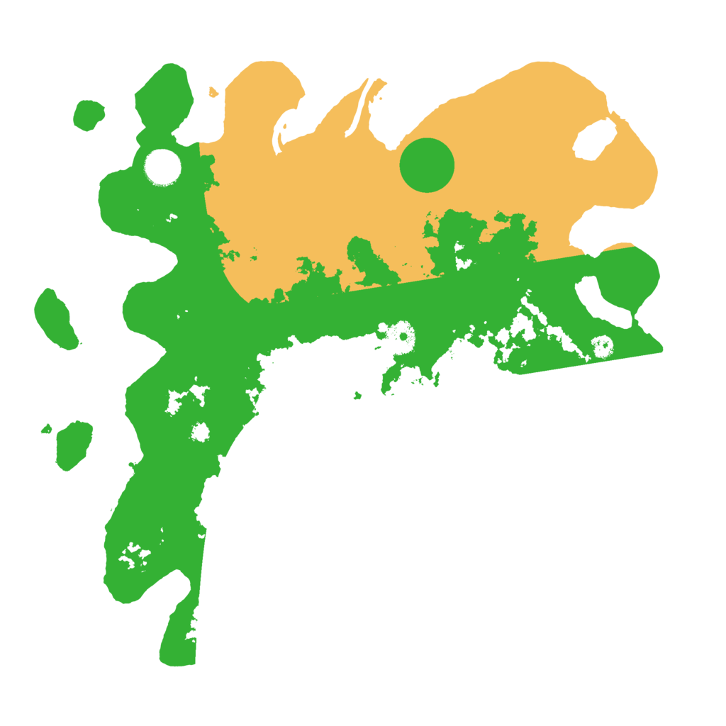 Biome Rust Map: Procedural Map, Size: 3500, Seed: 86520525