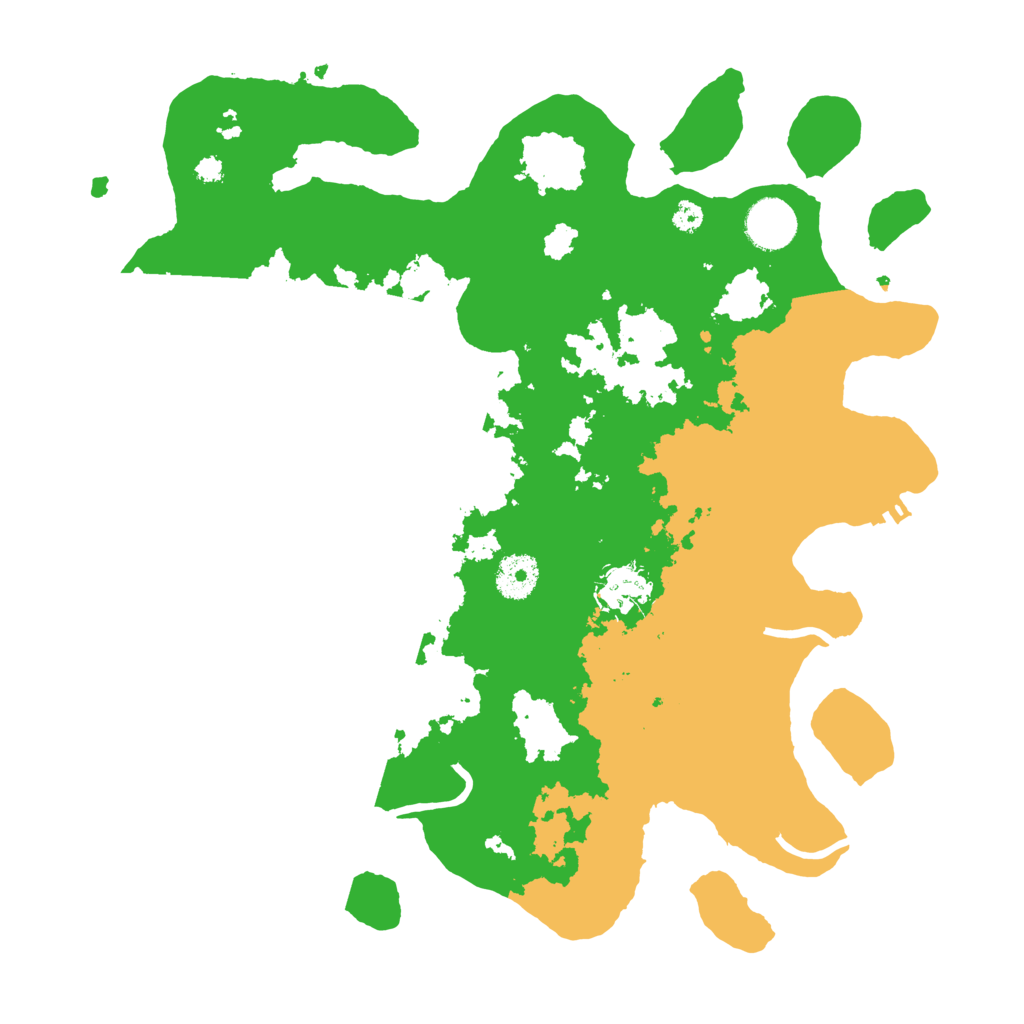 Biome Rust Map: Procedural Map, Size: 3500, Seed: 42892293