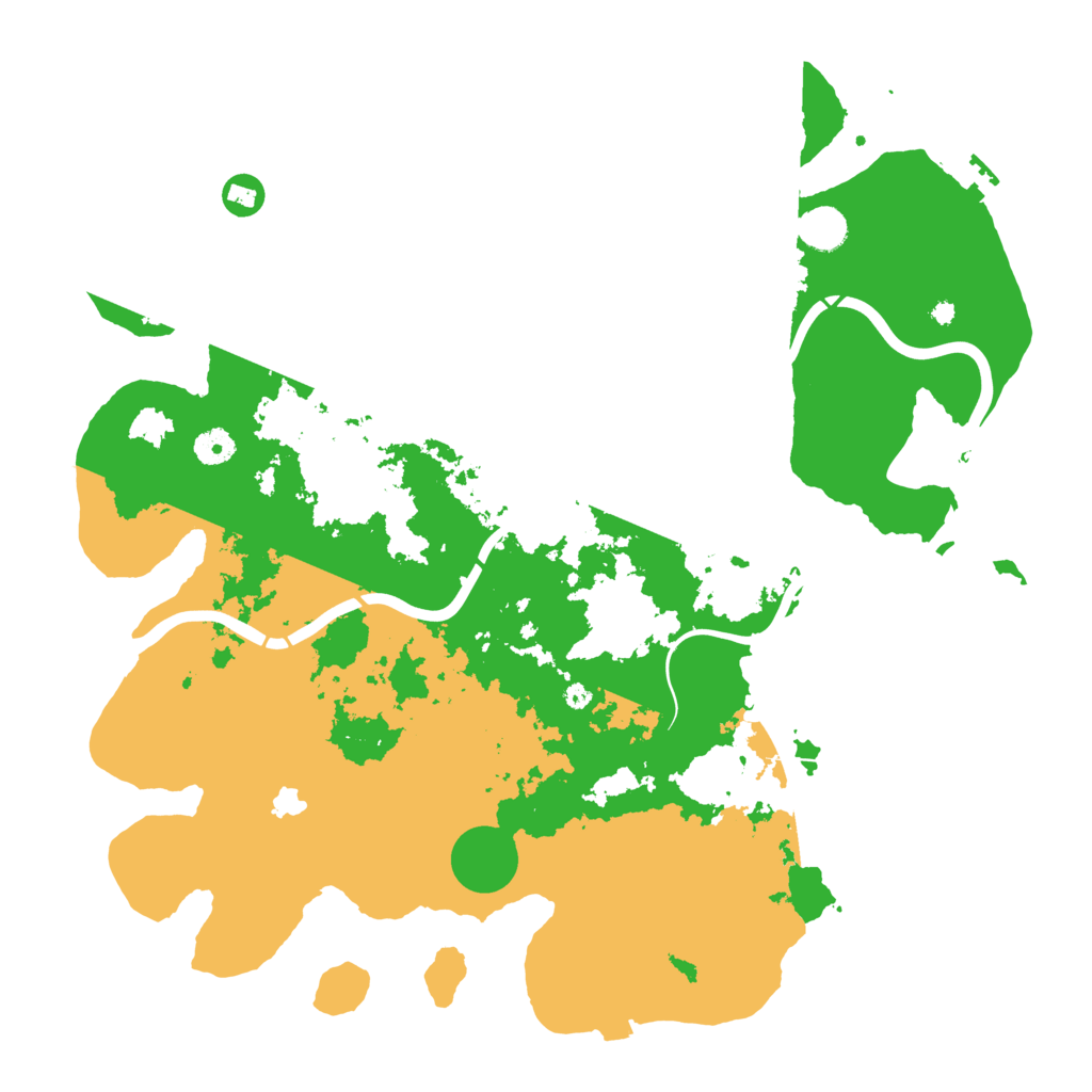 Biome Rust Map: Procedural Map, Size: 4300, Seed: 62755126