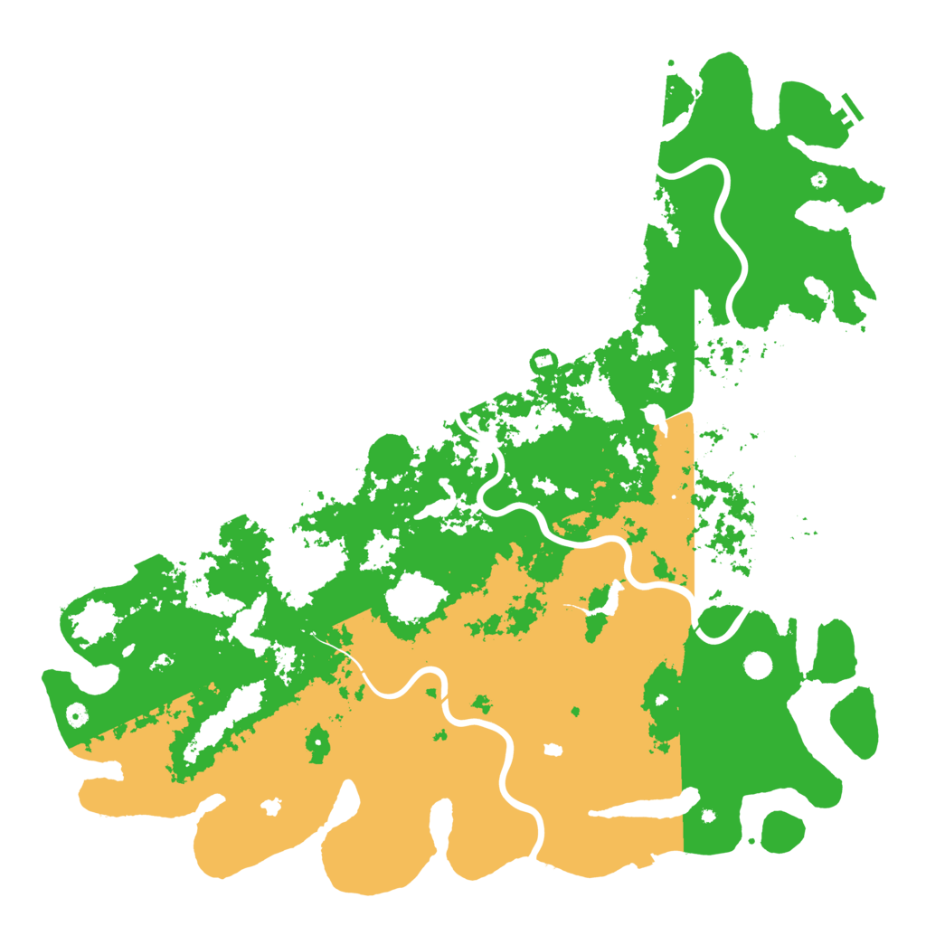 Biome Rust Map: Procedural Map, Size: 6000, Seed: 562805326