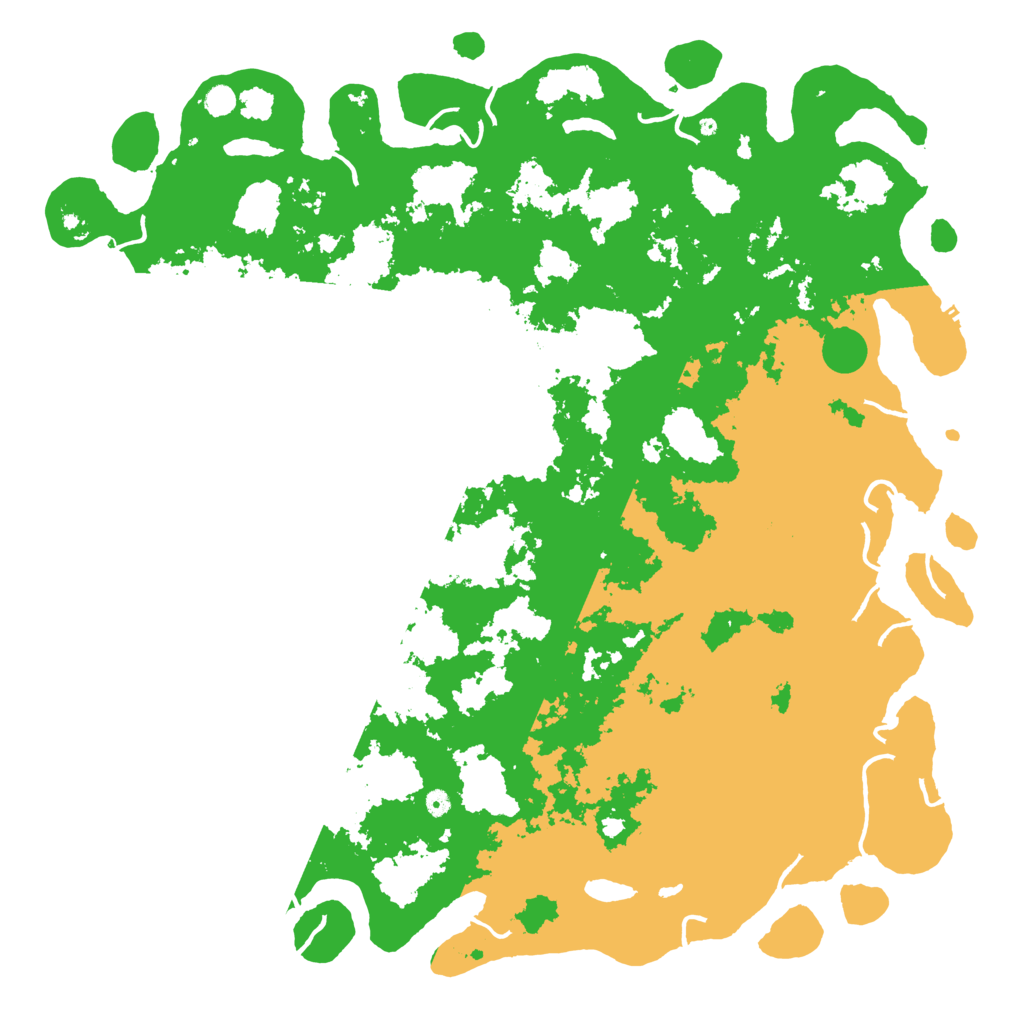 Biome Rust Map: Procedural Map, Size: 6000, Seed: 1087402429