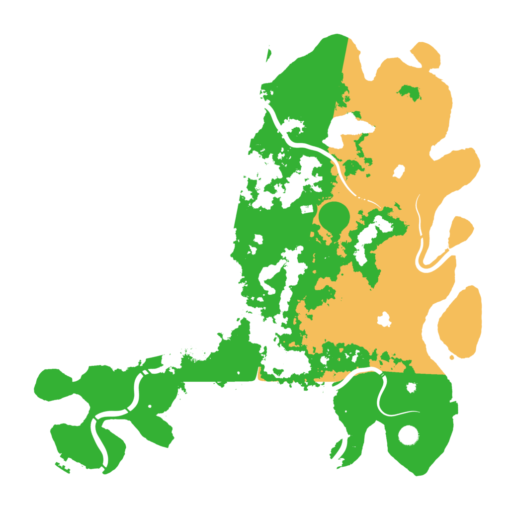 Biome Rust Map: Procedural Map, Size: 4500, Seed: 525069660