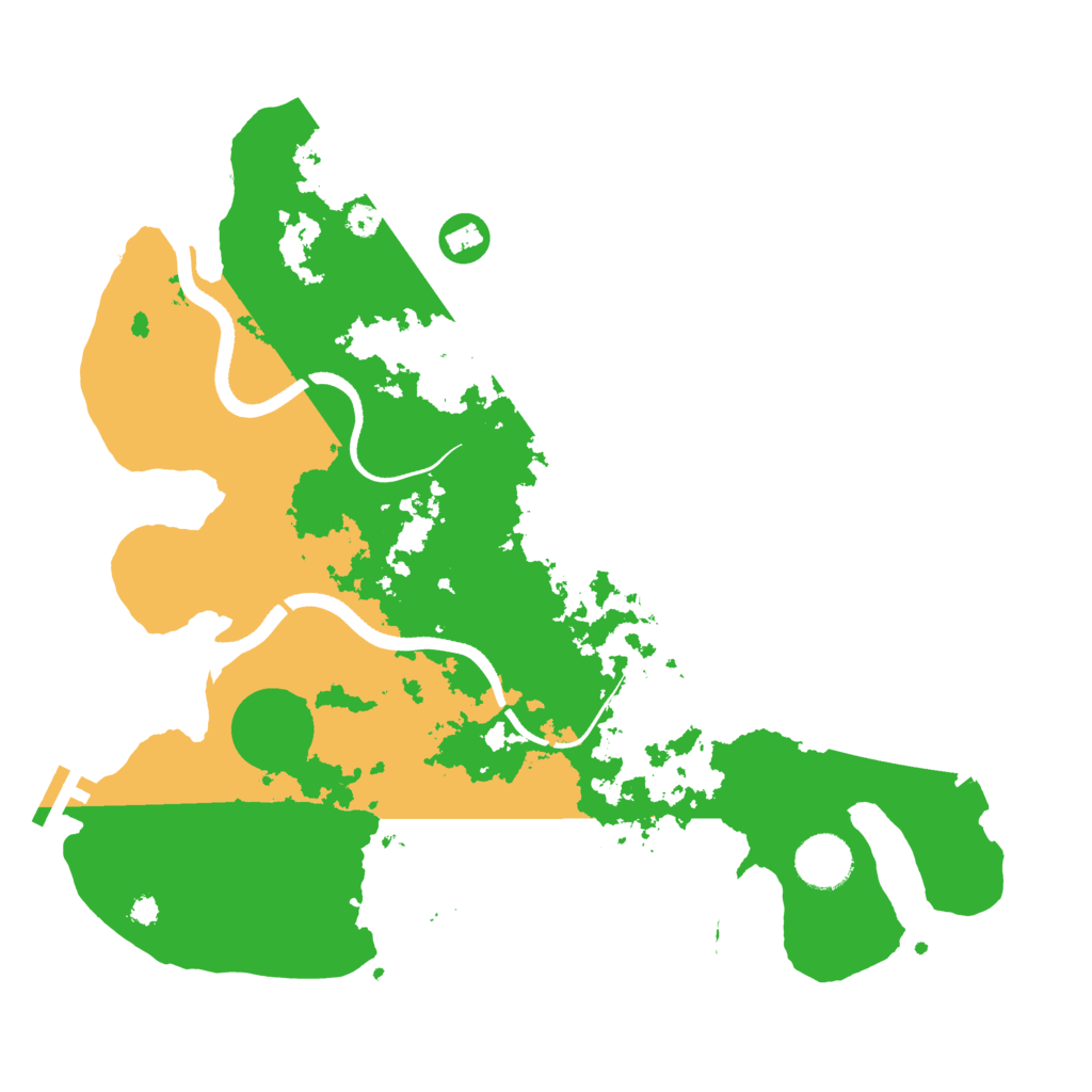 Biome Rust Map: Procedural Map, Size: 3500, Seed: 937843644