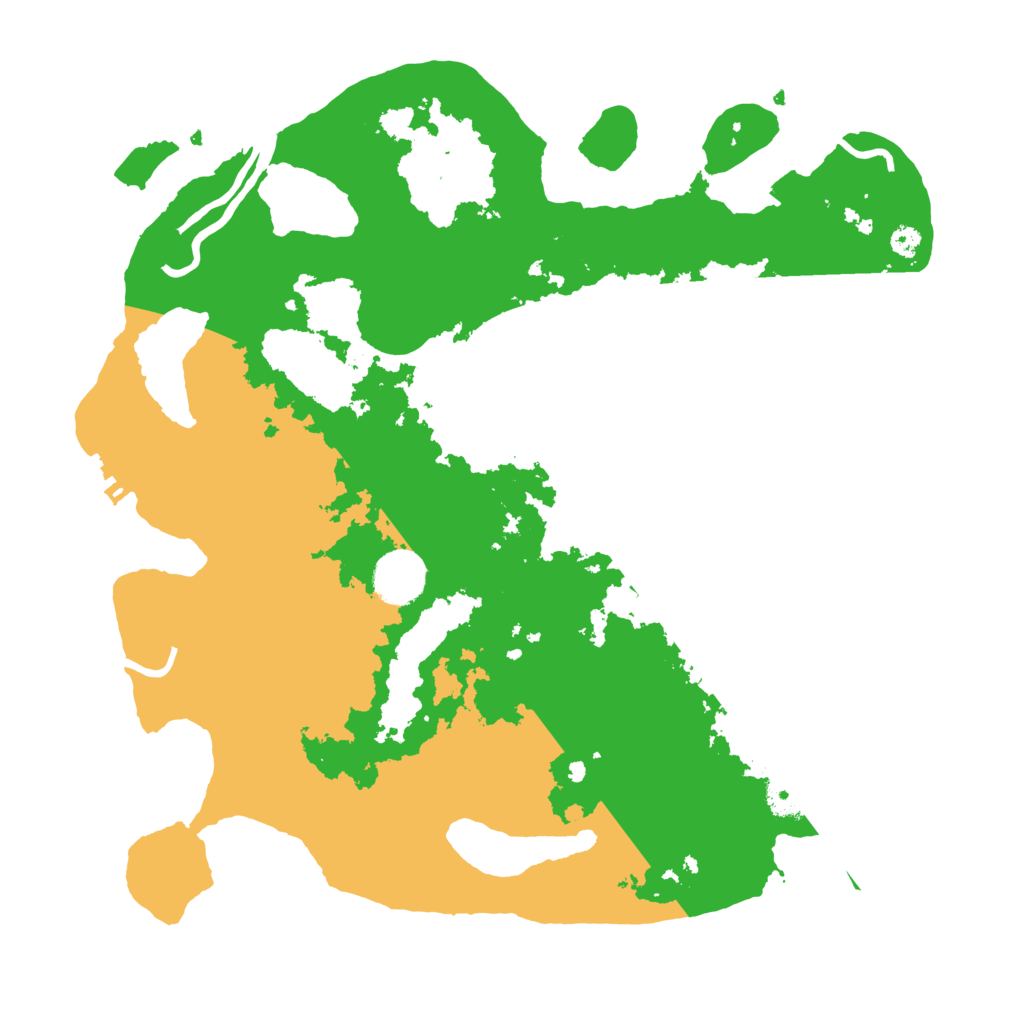 Biome Rust Map: Procedural Map, Size: 3500, Seed: 2009163590