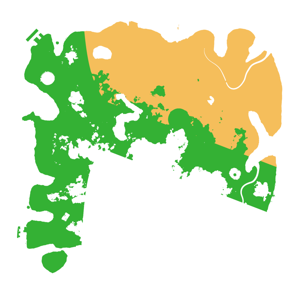 Biome Rust Map: Procedural Map, Size: 4000, Seed: 819508169