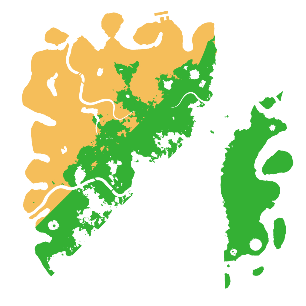 Biome Rust Map: Procedural Map, Size: 4500, Seed: 825282913
