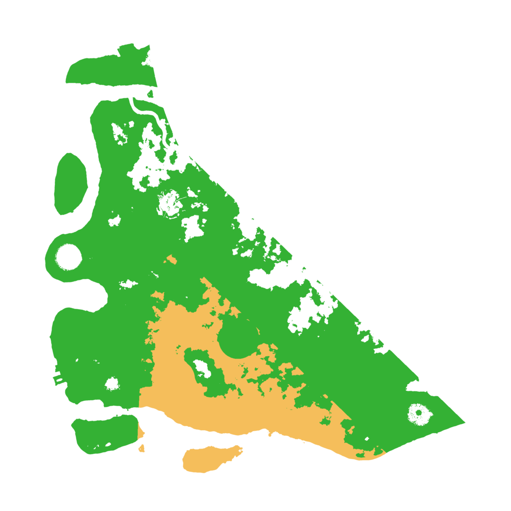 Biome Rust Map: Procedural Map, Size: 3500, Seed: 401716293