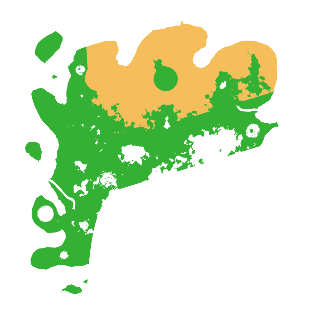 Biome Rust Map: Procedural Map, Size: 3500, Seed: 46389435