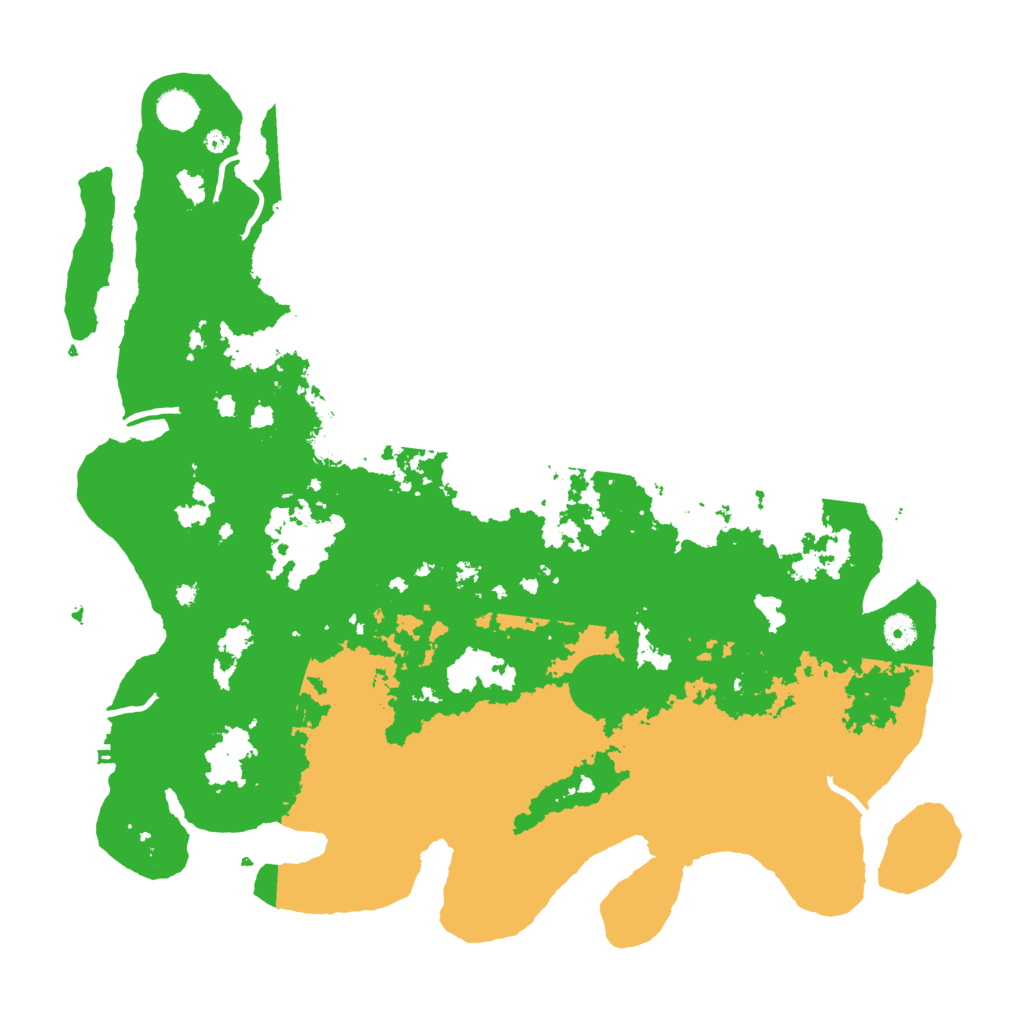 Biome Rust Map: Procedural Map, Size: 4500, Seed: 843867301