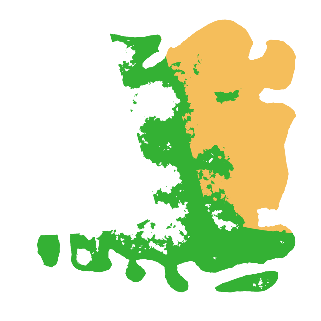 Biome Rust Map: Barren, Size: 4000, Seed: 15492