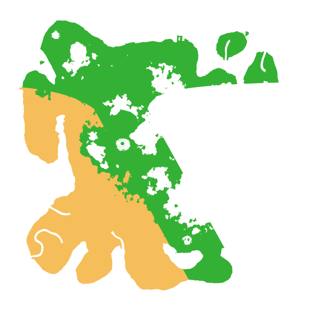 Biome Rust Map: Procedural Map, Size: 3500, Seed: 50204530