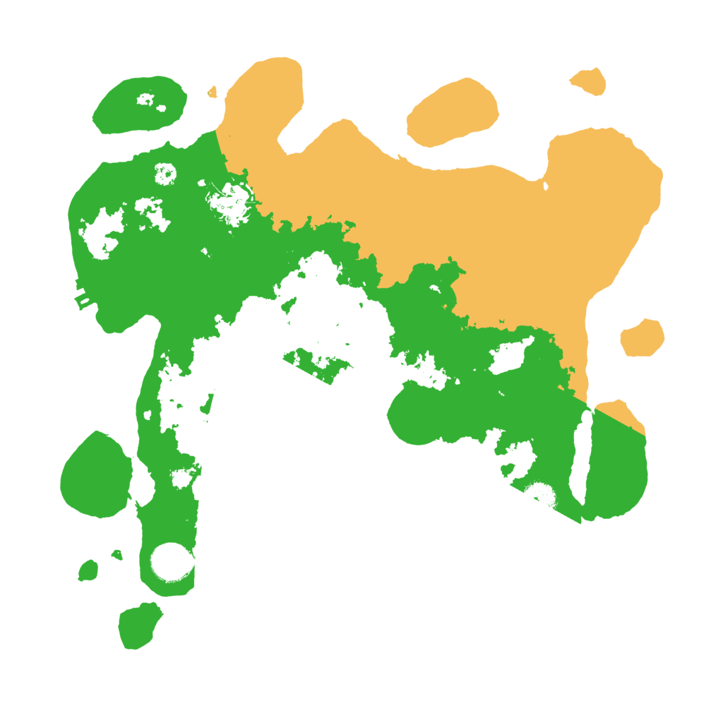 Biome Rust Map: Procedural Map, Size: 3250, Seed: 599874426