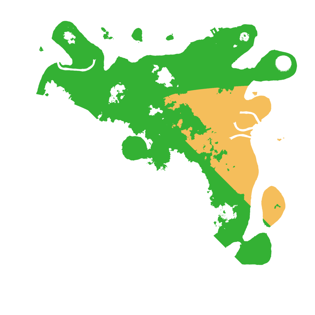 Biome Rust Map: Procedural Map, Size: 3500, Seed: 1274546161