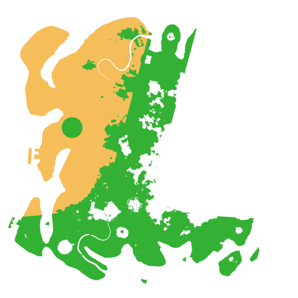 Biome Rust Map: Procedural Map, Size: 3800, Seed: 1052023