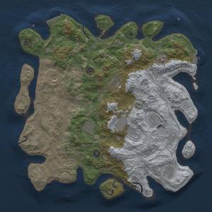 Thumbnail Rust Map: Procedural Map, Size: 4250, Seed: 641050175, 18 Monuments