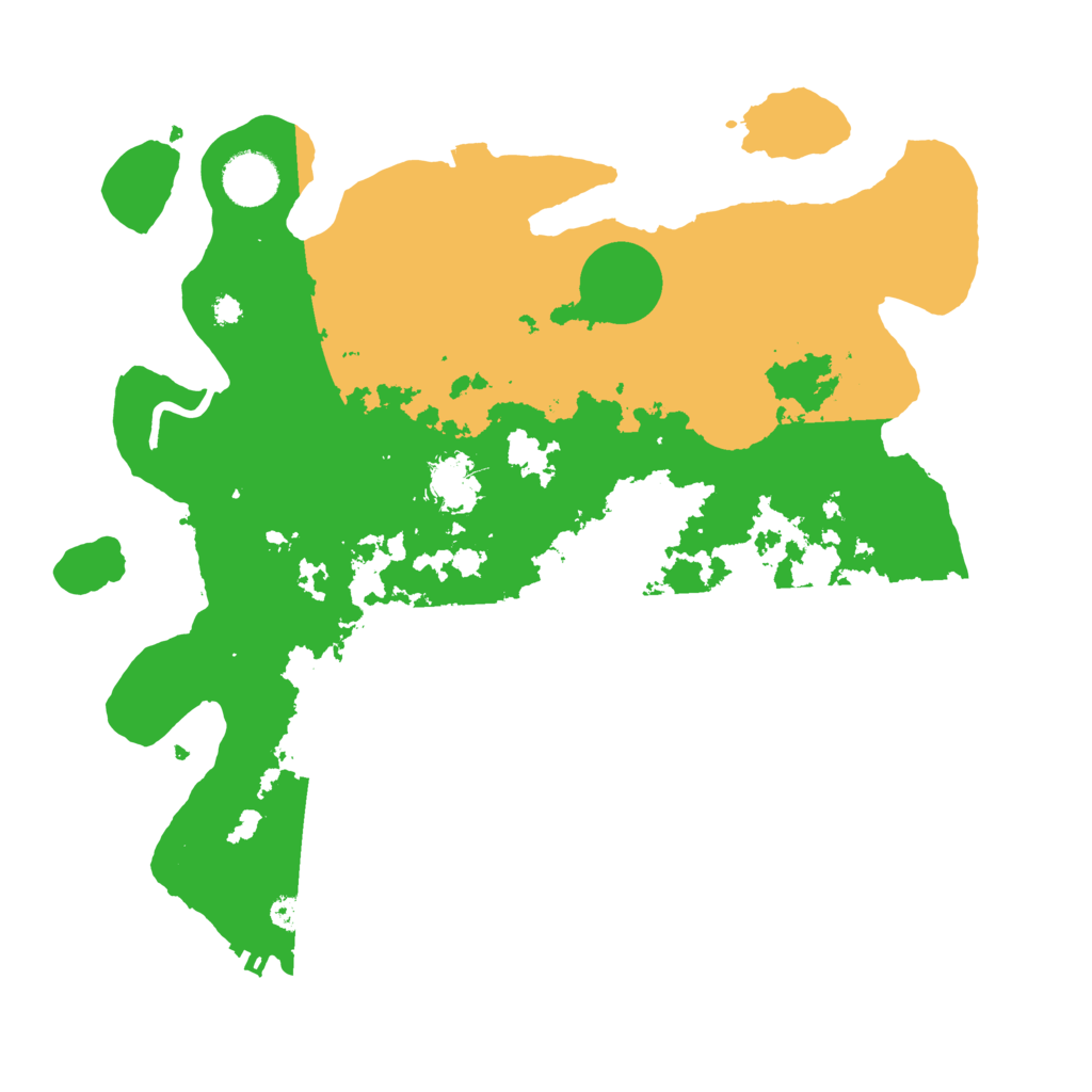 Biome Rust Map: Procedural Map, Size: 3500, Seed: 84021593