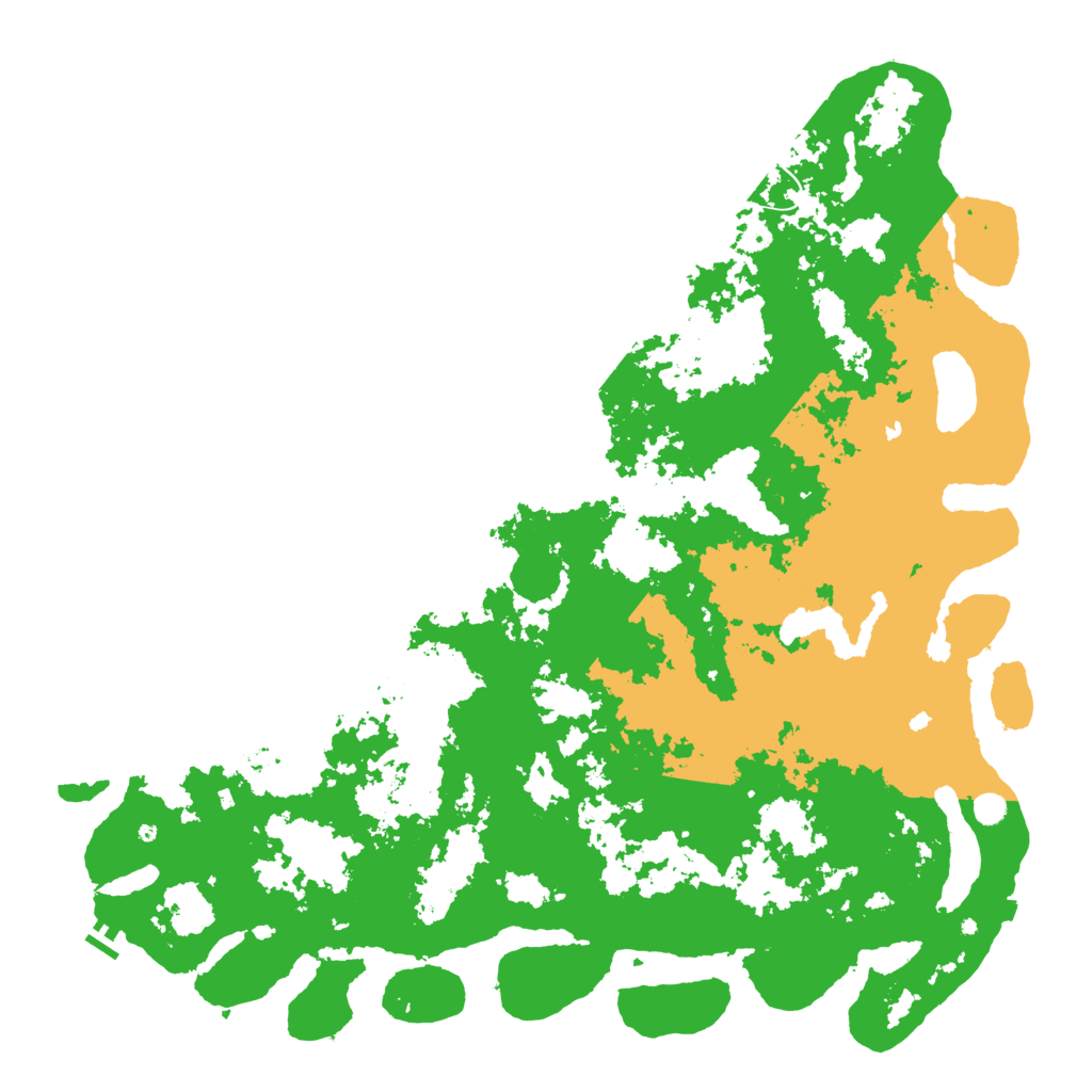 Biome Rust Map: Procedural Map, Size: 6000, Seed: 48621766