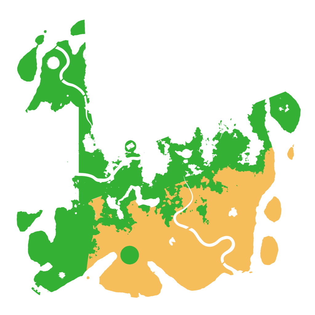 Biome Rust Map: Procedural Map, Size: 4500, Seed: 456645625