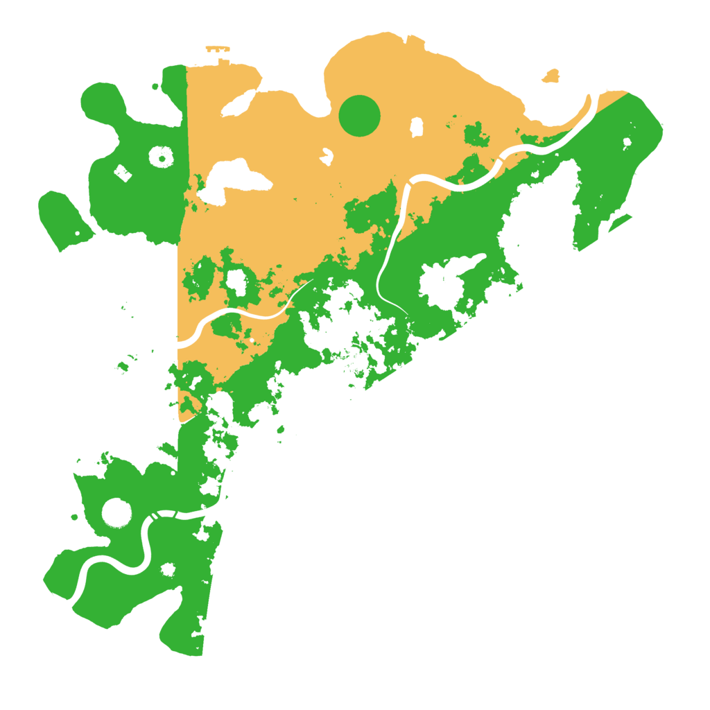 Biome Rust Map: Procedural Map, Size: 4500, Seed: 509322559