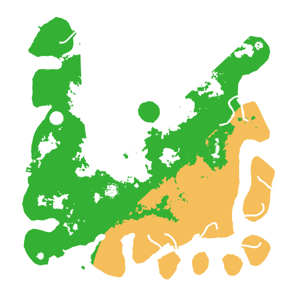 Biome Rust Map: Procedural Map, Size: 3850, Seed: 74111283