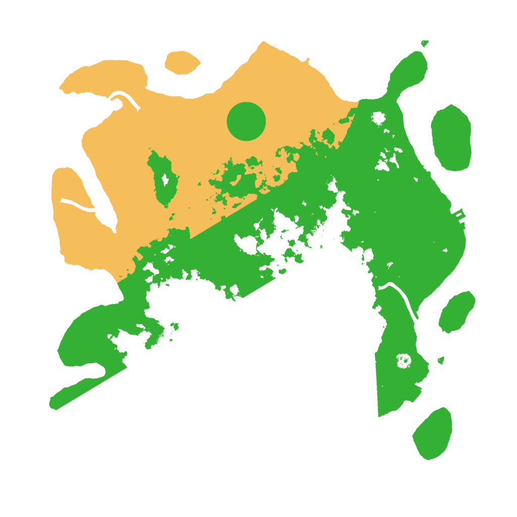 Biome Rust Map: Procedural Map, Size: 3500, Seed: 1666031452