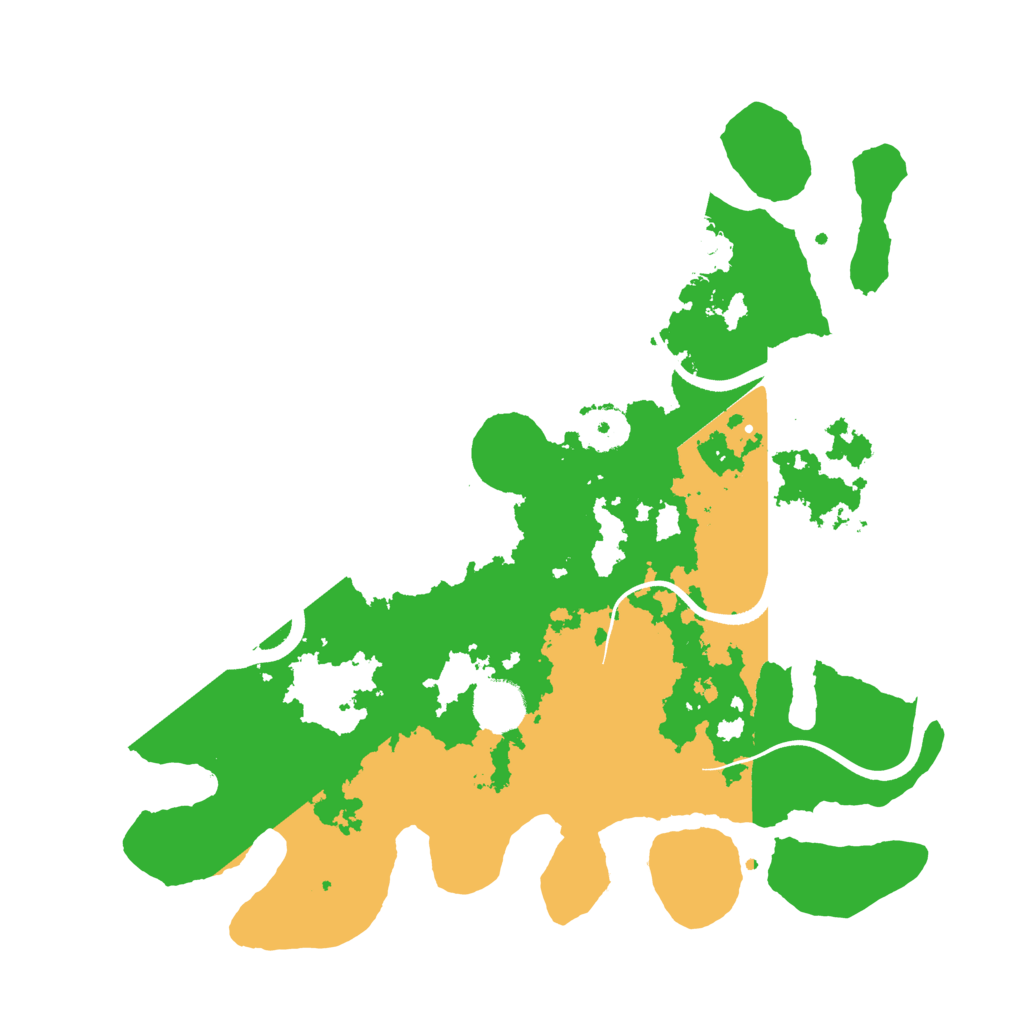 Biome Rust Map: Procedural Map, Size: 3500, Seed: 1815764017