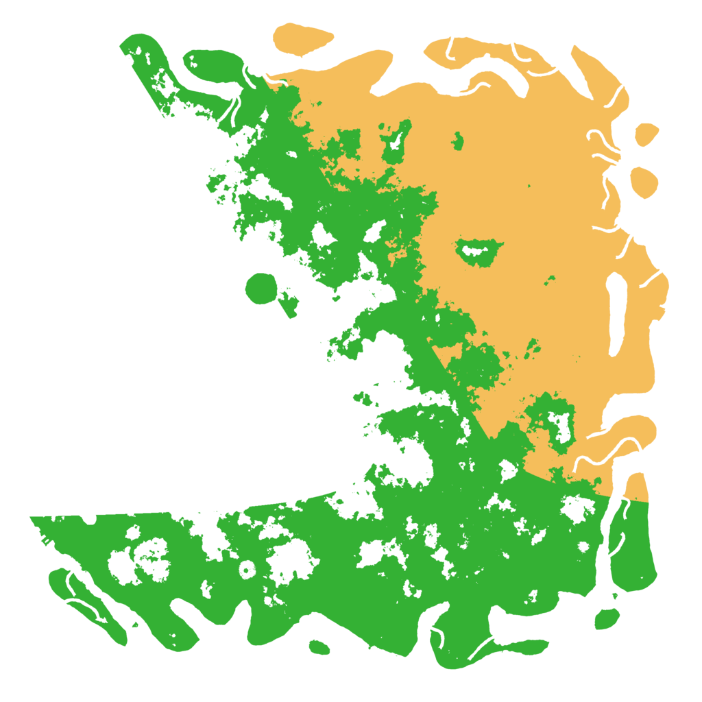 Biome Rust Map: Procedural Map, Size: 6000, Seed: 658479480