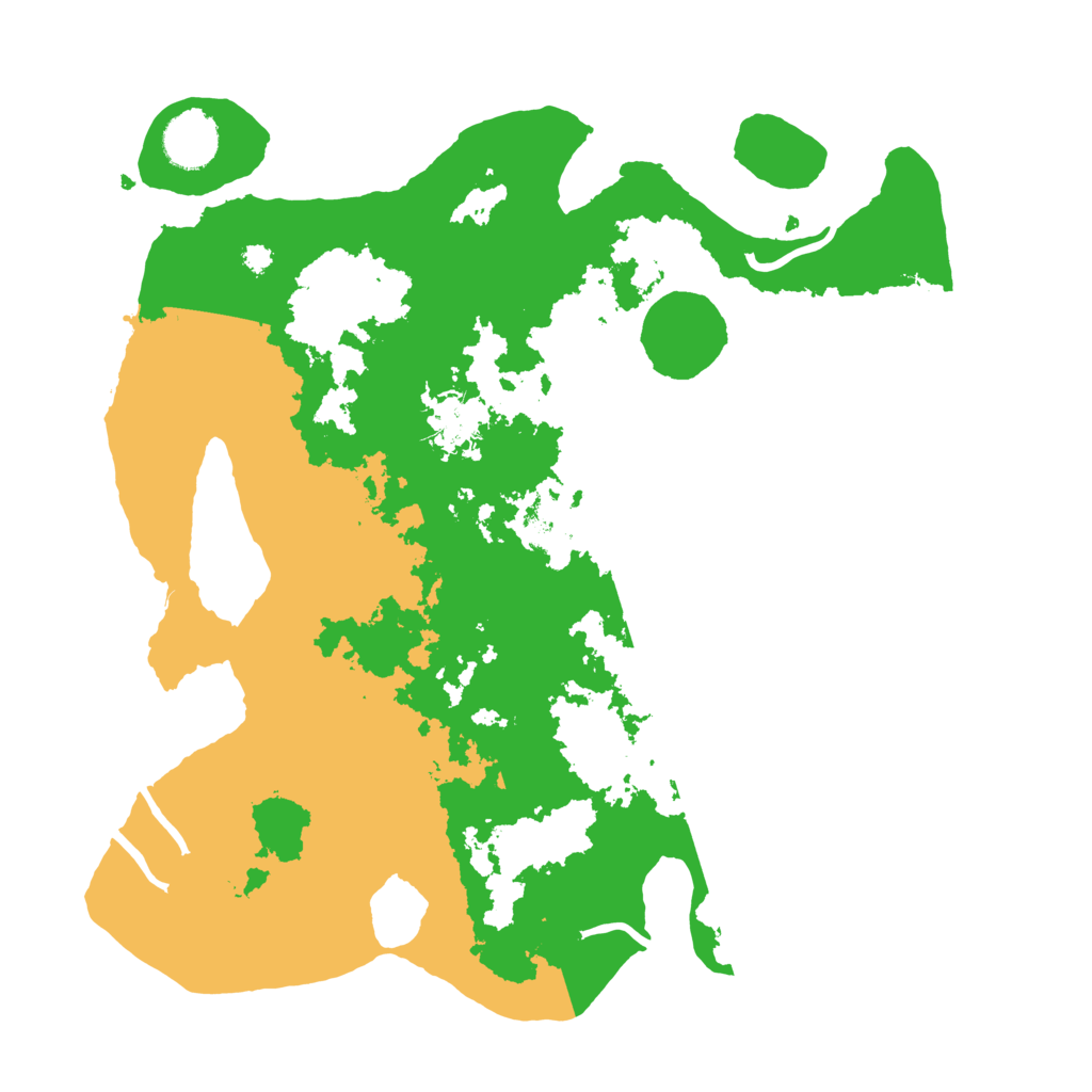 Biome Rust Map: Procedural Map, Size: 3500, Seed: 91780192